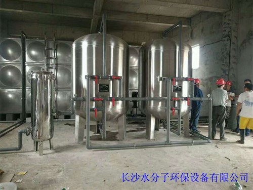 祝贺湖南众仁旺公司50吨水处理+变频供水+400吨方形水箱项目投入生产